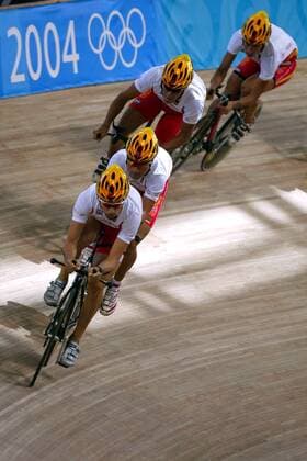 Olympics 2004 - Cycling, Australia wins gold in track four