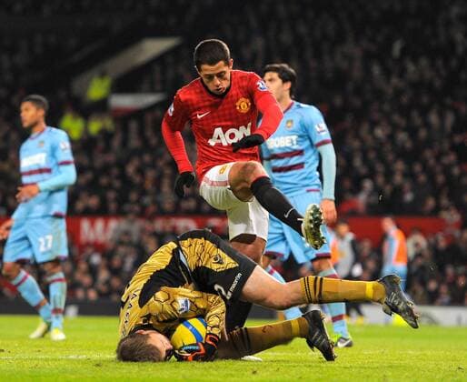 Football, Chicharito joins West Ham United - Archive Images