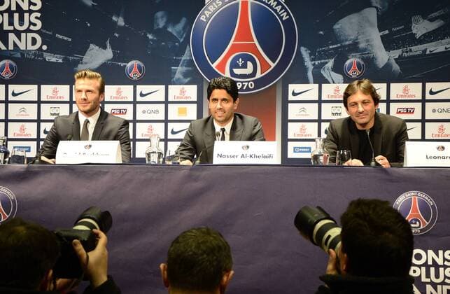 Football, France, Ligue 1, David Beckham joins Paris Saint-Germain