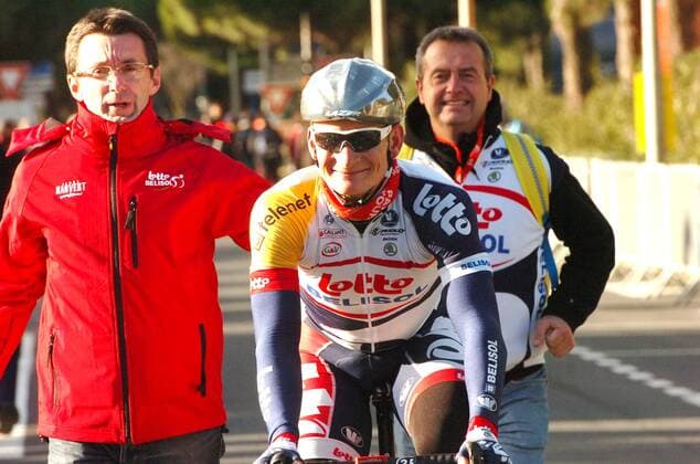 Cycling, Andre Greipel celebrates stage win at the Tour of the Mediterranean