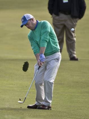 Golf, Celebrities get involved in the AT T ProAm at Pebble Beach