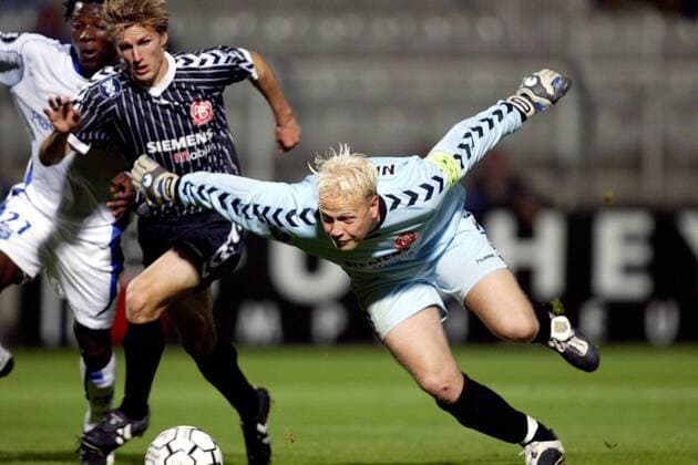 Football, UEFA Cup, AJ Auxerre - Aalborg BK 2:0
