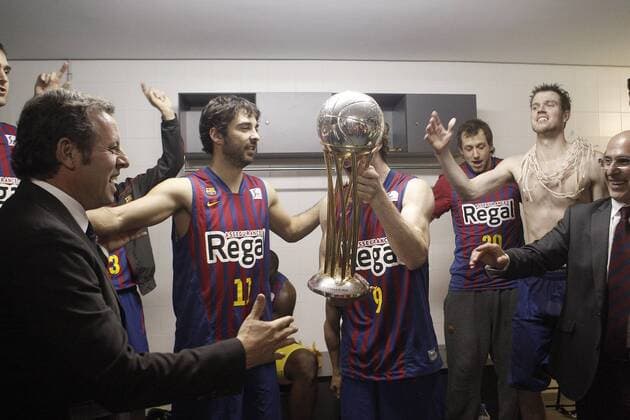 Basketball, Spain, FC Barcelona wins the Spanish Cup