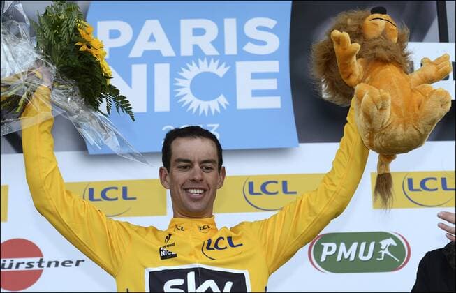 Cycling, Paris Nice, stage 5, Porte wins stage and yellow