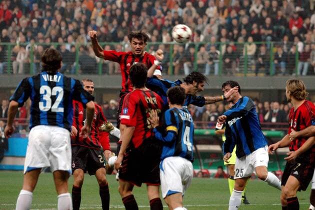 Football, Italy, Serie A, AC Milan - Inter Milan 0:0