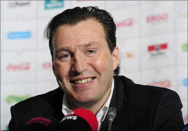 Football, Press Conference National Team Belgium with Wilmots