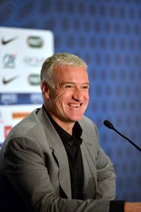 Football, PK with national coach Didier Deschamps