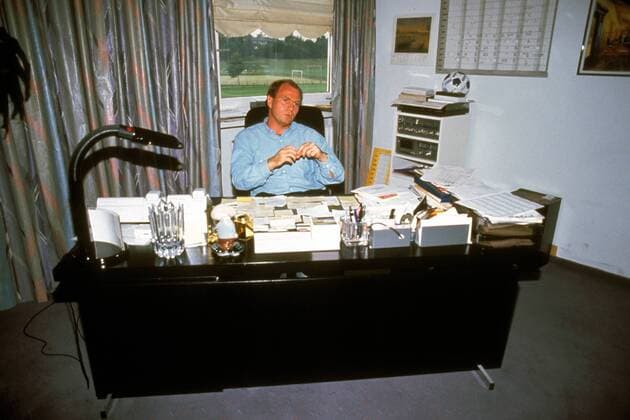 Football, Uli Hoeneß - his workplace at Bayern Munich through the ages
