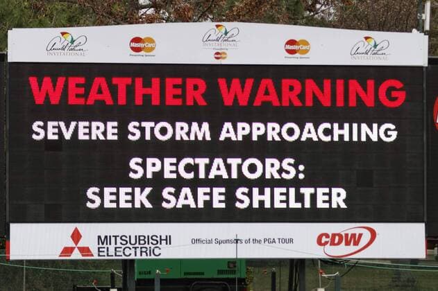 Golf, Arnold Palmer Invitational, Final Round Postponed Due to Inclement Weather