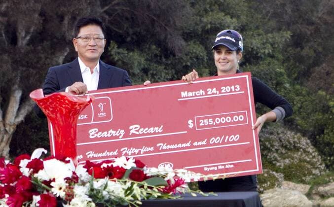 Golf, Beatriz Recari wins the KIA Classic in Carlsbad