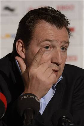 Football, Belgium National Team, PK with Marc Wilmots
