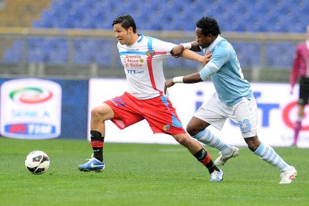 Football, Italy, Lazio Roma - Catania Calcio