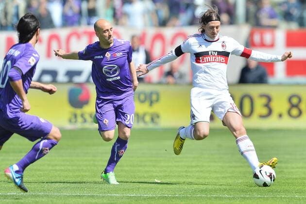 Football, Italy, AC Florence - AC Milan