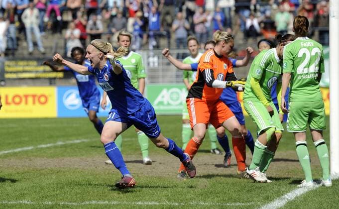 Football, Women, 1. BL, Turbine Potsdam - VfL Wolfsburg