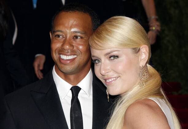 Golf, Alpine Skiing, Tiger Woods and Lindsey Vonn at the Costume Institue Gala