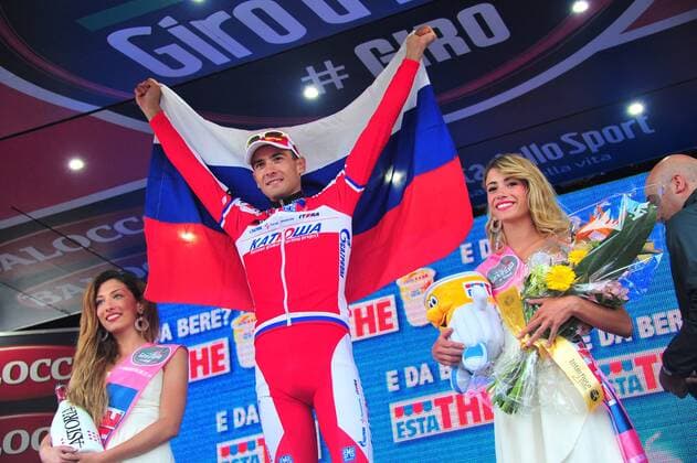 Cycling, Giro d Italia, Maxim Belkov wins the 9th stage