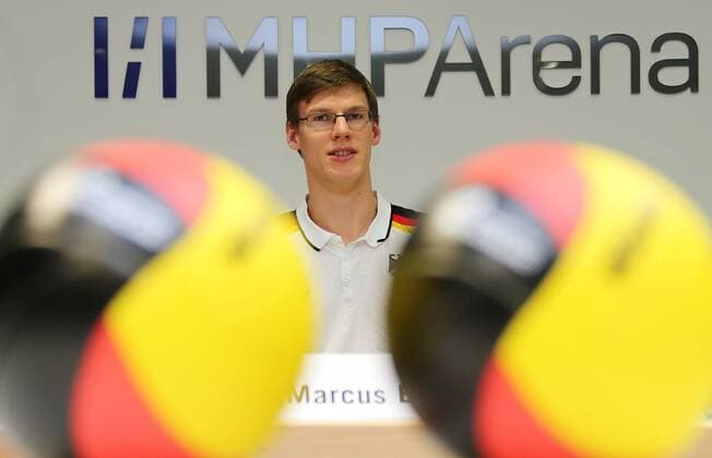 Volleyball, Press conference for the match between Germany and France