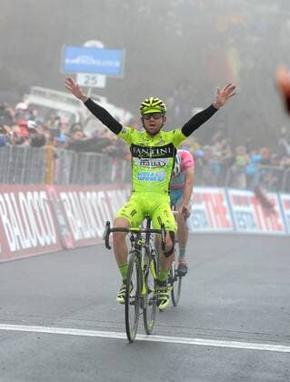 Cycling, Giro d Italia, Mauro Santambrogio wins the 14th stage