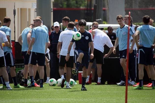 Football, DFB National Team Training in the USA