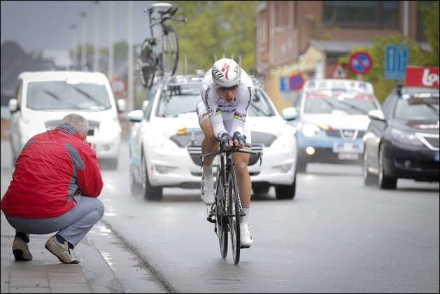 Cycling, Tour of Belgium, 3rd stage, Toni Martin wins time trial