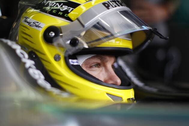Motorsport, Formula 1, Monaco GP, Nico Rosberg on pole ahead of Hamilton and Vettel