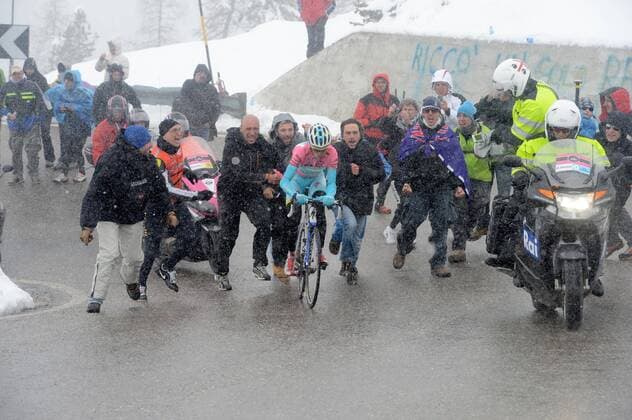 Cycling, Giro d Italia, Stage winner Vincenzo Nibali