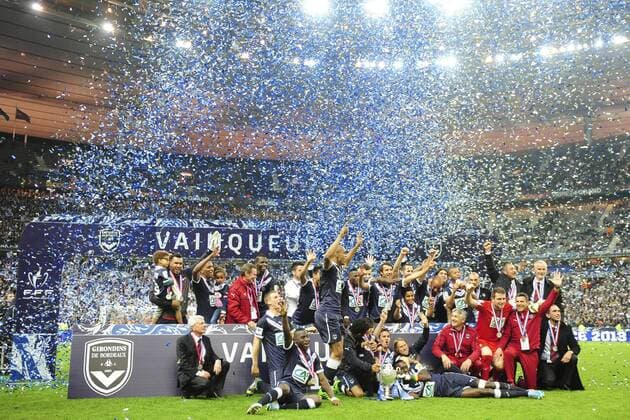 Football, France, Coupe de France, Girondins Bordeaux French Cup Winner