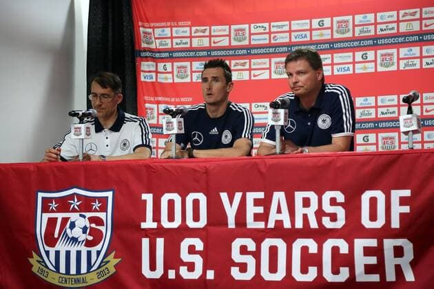 Football, Press Conference of the DFB National Team in the USA
