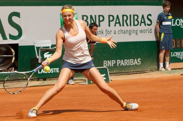 Tennis, French Open, Maria Sharapova defeats Victoria Azarenka