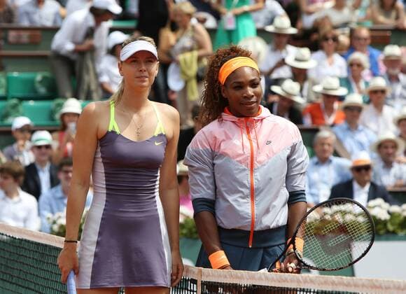 Tennis, French Open, Women, Serena Williams wins the final against Maria Sharapova