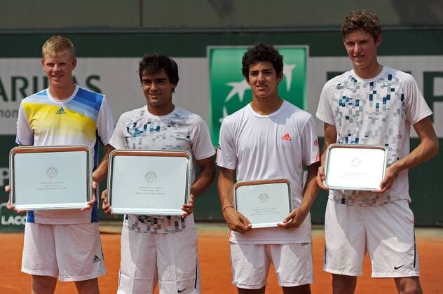 Tennis, French Open, Kyle Edmund and Frederico Ferreira Silva win Junior Doubles