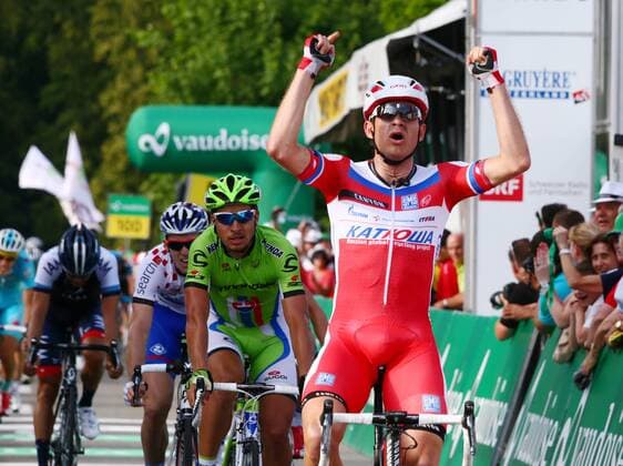 Cycling, Alexander Kristoff wins the 5th stage of the Tour de Suisse