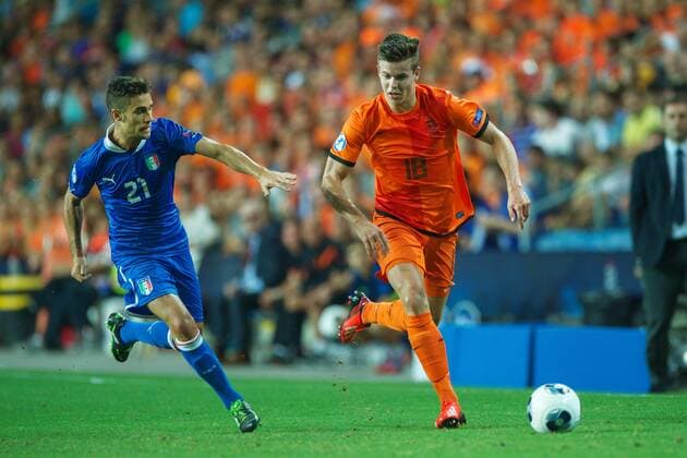 Football, U21 European Championship, Semi-final, Italy - Netherlands
