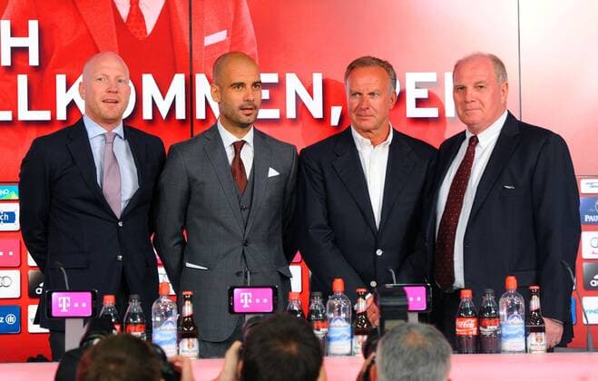 Football, FC Bayern - Rummenigge talks about possible Pep departure