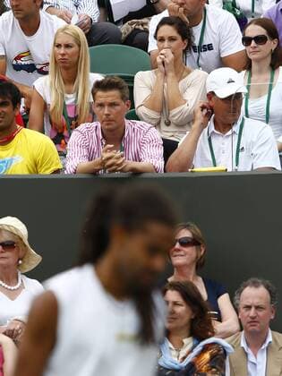 Tennis, Wimbledon, Sarah, girlfriend of Dustin Brown
