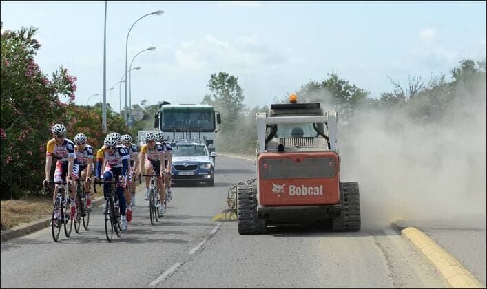 Cycling, Lotto Belisol training with Andre Greipel