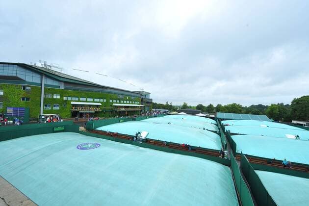 Tennis, Wimbledon, Rain also on Day 5