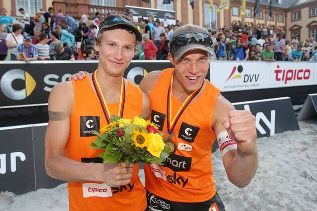 Beach volleyball, Paul Becker and Jonas Schroeder win in Mannheim