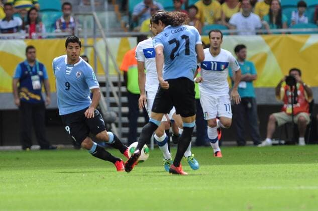 Football, Confed Cup, Match for 3rd place, Uruguay - Italy