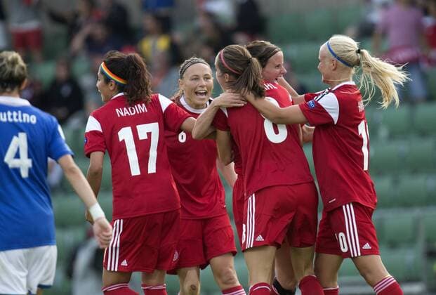 Football, Women, European Championship 2013, Italy - Denmark