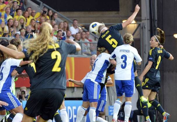 Football, Women, EURO 2013, Finland - Sweden