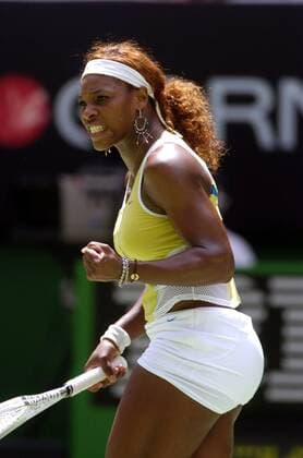 Tennis, Australian Open, Women's semi-finals, Serena Williams defeats Maria Sharapova