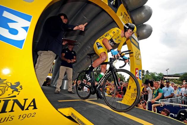 Cycling, Tour de France, 17th stage, Froome wins individual time trial