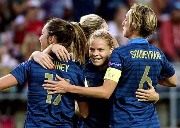 Football, European Championship Women, England - France
