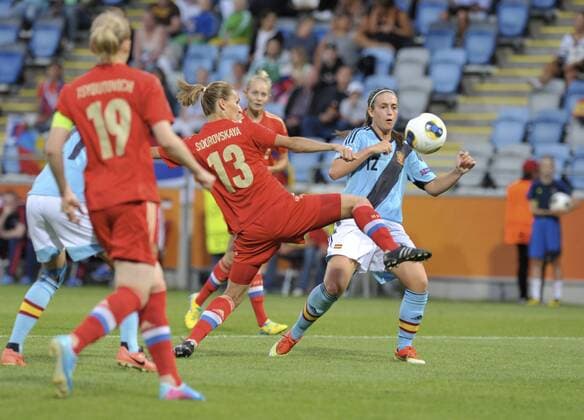 Football, European Championship Women, Russia - Spain