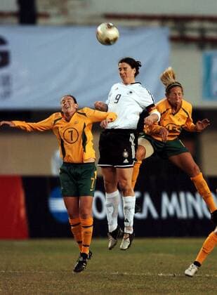 Football, Women, International, Germany - Australia 0:1