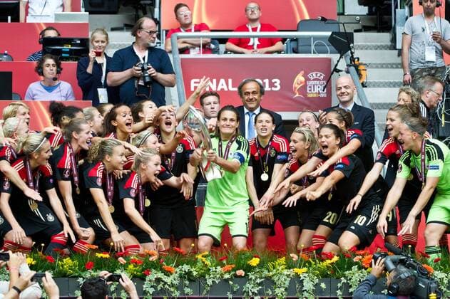 DFB women win the European Football Championship for the eighth time, 10th anniversary on 28 July