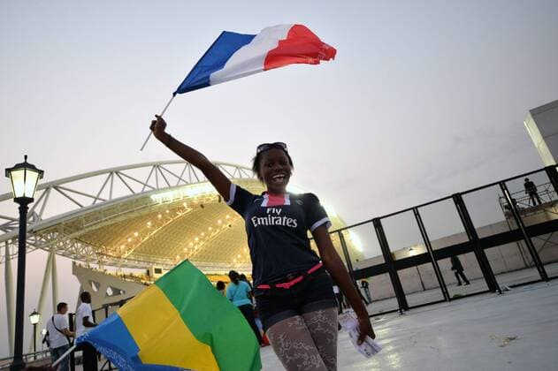 Football, France, Supercup in Gabon, Paris St. Germain - Girondins Bordeaux