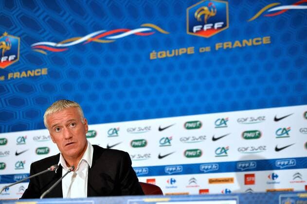 Football, PK France with coach Didier Deschamps