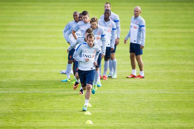 Football, Training National Team Netherlands